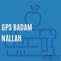 Gps Badam Nallah Primary School Logo