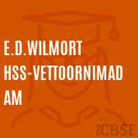 E.D.Wilmort Hss-Vettoornimadam Senior Secondary School Logo
