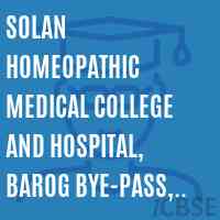 Solan Homeopathic Medical College and Hospital, Barog Bye-Pass, Kumarhatti, Distt. Solan Logo