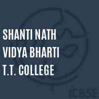 Shanti Nath Vidya Bharti T.T. College Logo