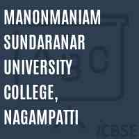 Manonmaniam Sundaranar University College, Nagampatti Logo