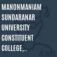 Manonmaniam Sundaranar University Constituent College, Sattankulam- 628 704, Thoothukudi Dist Logo