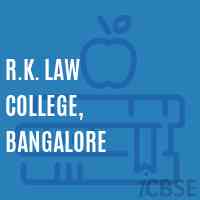 R.K. Law College, Bangalore Logo
