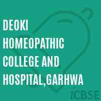 Deoki Homeopathic College and Hospital,Garhwa Logo
