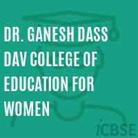 Dr. Ganesh Dass DAV College of Education for Women Logo