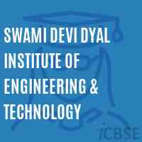 Swami Devi Dyal Institute of Engineering & Technology Logo
