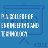 P.A.College of Engineering and Technology Logo