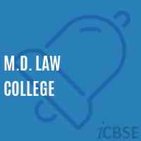 M.D. Law College Logo