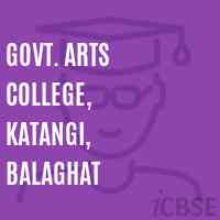 Govt. Arts College, Katangi, Balaghat Logo