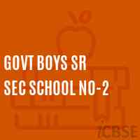 Govt Boys Sr Sec School No-2 Logo