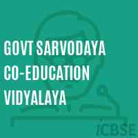 Govt Sarvodaya Co-Education Vidyalaya School Logo