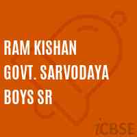 Ram Kishan Govt. Sarvodaya Boys Sr School Logo