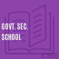 Govt. Sec. School Logo