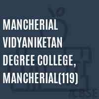Mancherial Vidyaniketan Degree College, Mancherial(119) Logo