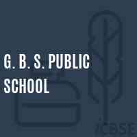 G. B. S. Public School Logo