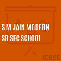 S M Jain Modern Sr Sec School Logo