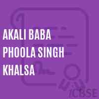 Akali Baba Phoola Singh Khalsa School Logo