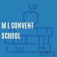 M L Convent School Logo