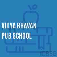 Vidya Bhavan Pub School Logo
