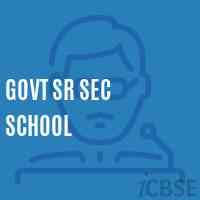 Govt Sr Sec School Logo