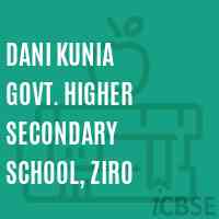 Dani Kunia Govt. Higher Secondary School, Ziro Logo