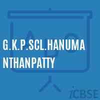 G.K.P.Scl.Hanumanthanpatty Primary School Logo
