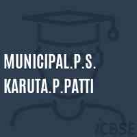 Municipal.P.S. Karuta.P.Patti Primary School Logo