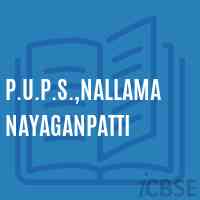 P.U.P.S.,Nallamanayaganpatti Primary School Logo