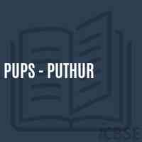 Pups - Puthur Primary School Logo