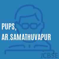 Pups, Ar.Samathuvapur Primary School Logo