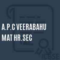 A.P.C Veerabahu Mat Hr.Sec Senior Secondary School Logo