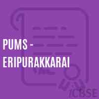 Pums - Eripurakkarai Middle School Logo