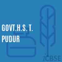Govt.H.S. T. Pudur Secondary School Logo