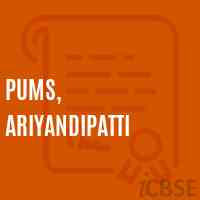Pums, Ariyandipatti Middle School Logo