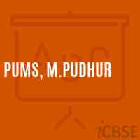 Pums, M.Pudhur Middle School Logo