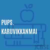 Pups. Karuvikkanmai Primary School Logo