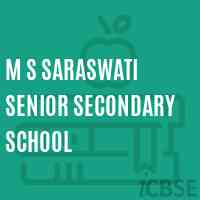 M S Saraswati Senior Secondary School Logo