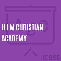 H I M Christian Academy School Logo