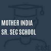 Mother India Sr. Sec School Logo