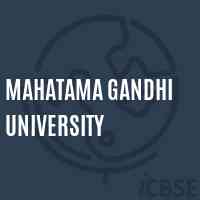 Mahatama Gandhi University Logo