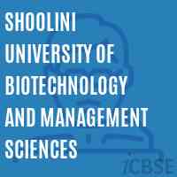 Shoolini University of Biotechnology and Management Sciences Logo