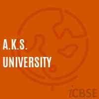 A.K.S. University Logo