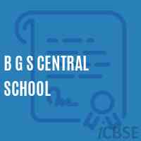 B G S Central School Logo