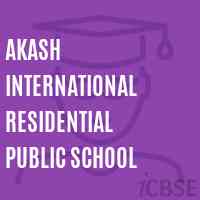 Akash International Residential Public School Logo