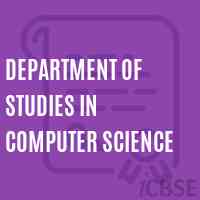 Department of Studies In Computer Science College Logo
