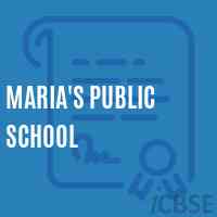 Maria'S Public School Logo