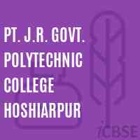 Pt. J.R. Govt. Polytechnic College Hoshiarpur Logo