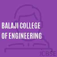 Balaji College of Engineering Logo