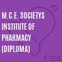 M.C.E. Societys Institute of Pharmacy (Diploma) Logo