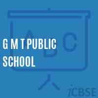 G M T Public School Logo